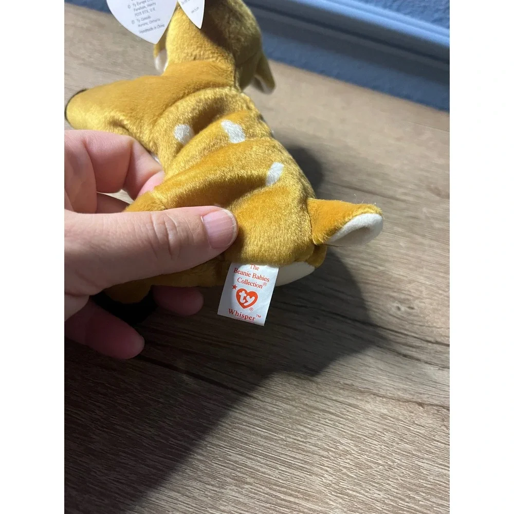 Ty Beanie Baby Whisper Deer‎ Plush Toy April 1997
